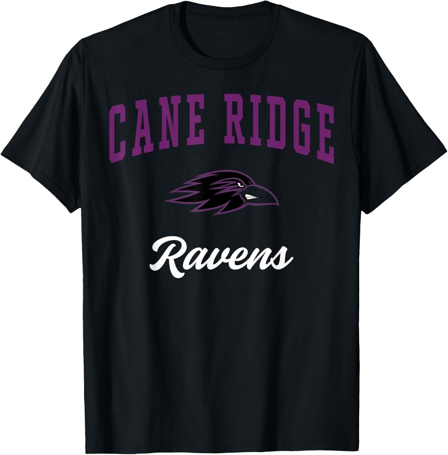 Cane Ridge High School Ravens C3 T-Shirt - T-Shirt | Black