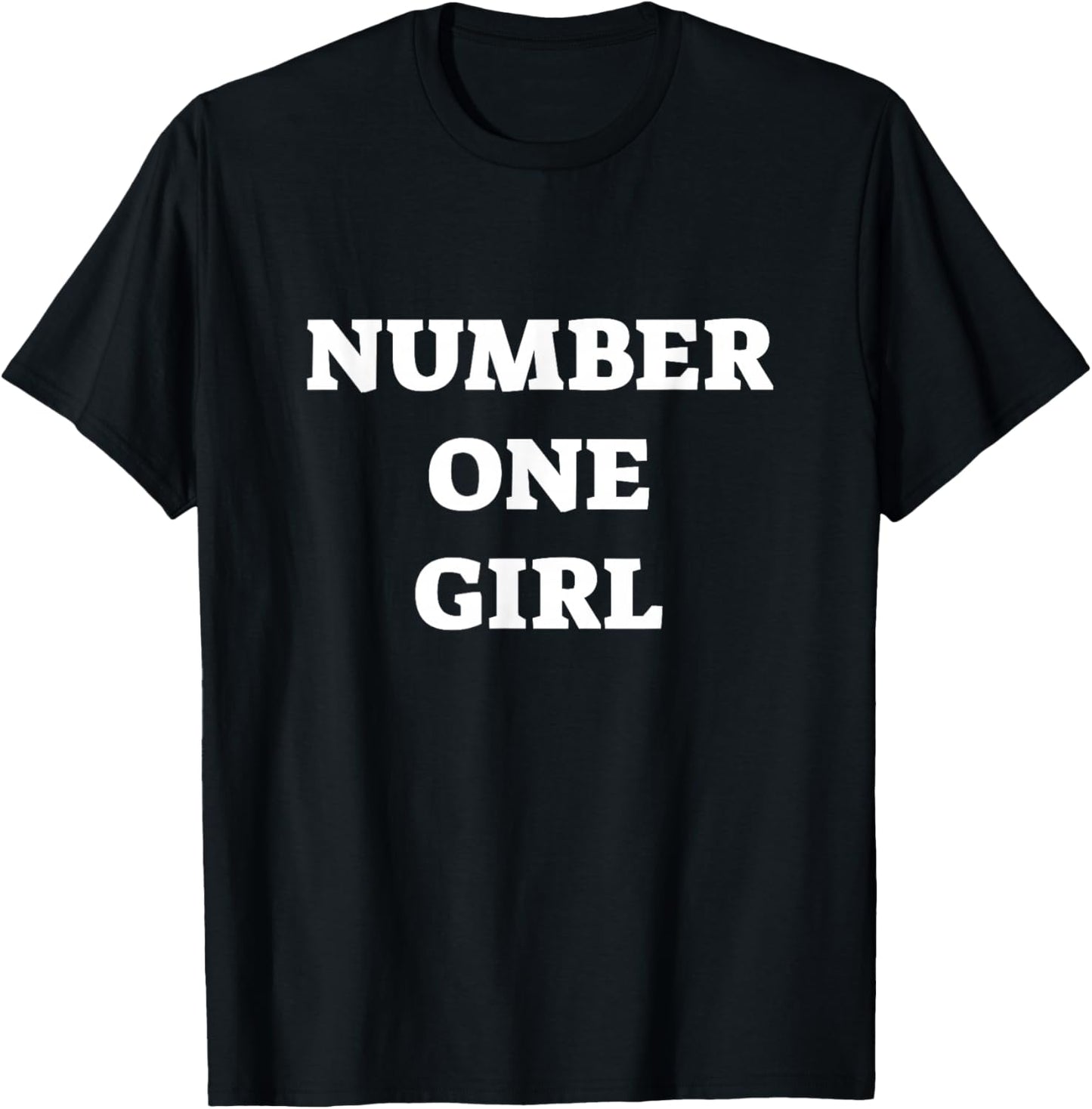 Number One Girl T-Shirt - T-Shirt | Black