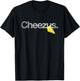 Cheesus Cheesus Funny Saying Jesus Joke T-Shirt - T-Shirt | Black