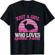 Just A Girl Who Loves Guinea Fowls T-Shirt - T-Shirt | Black