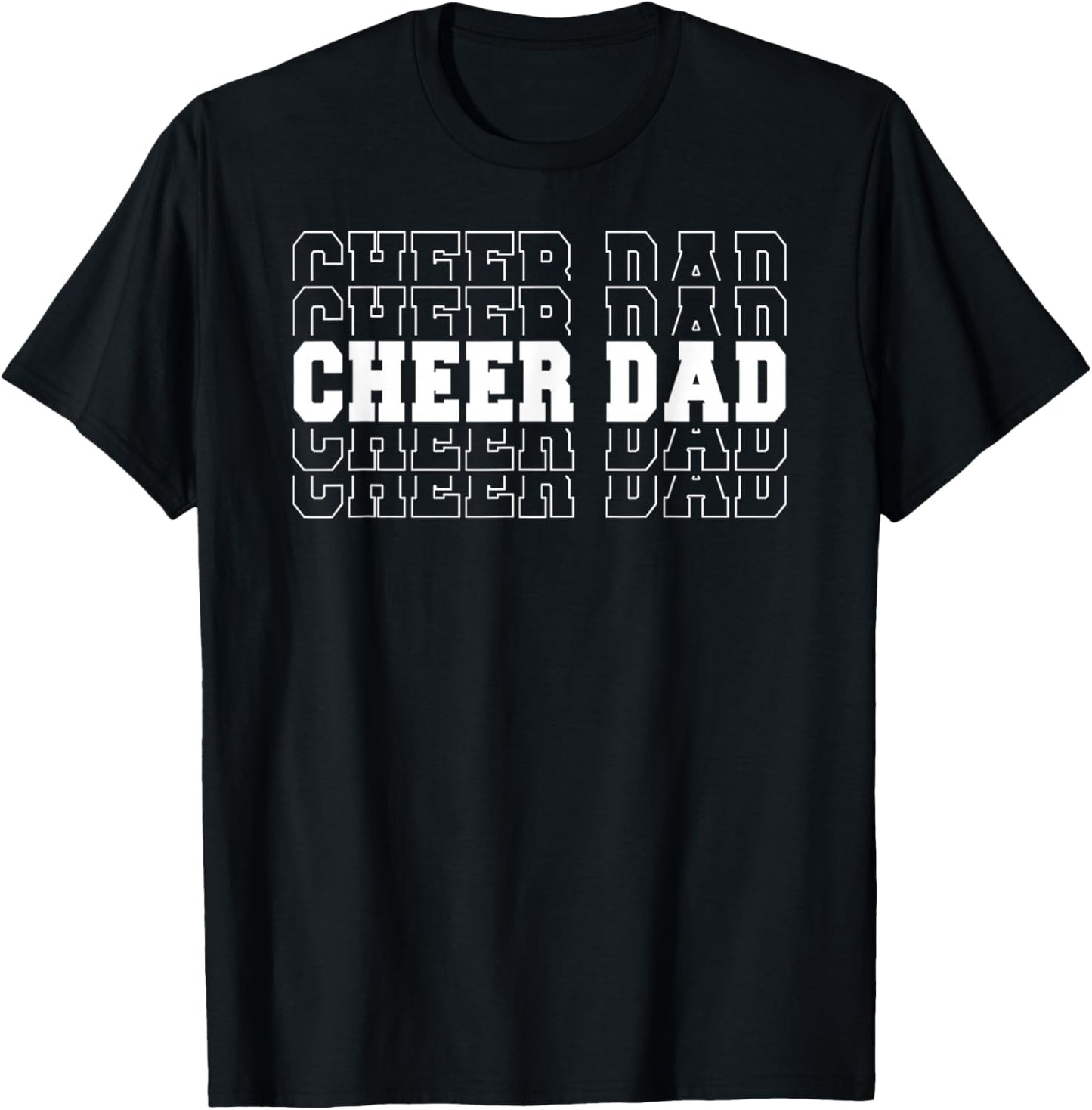 Cheer Dad Cheerleading T-Shirt - T-Shirt | Black