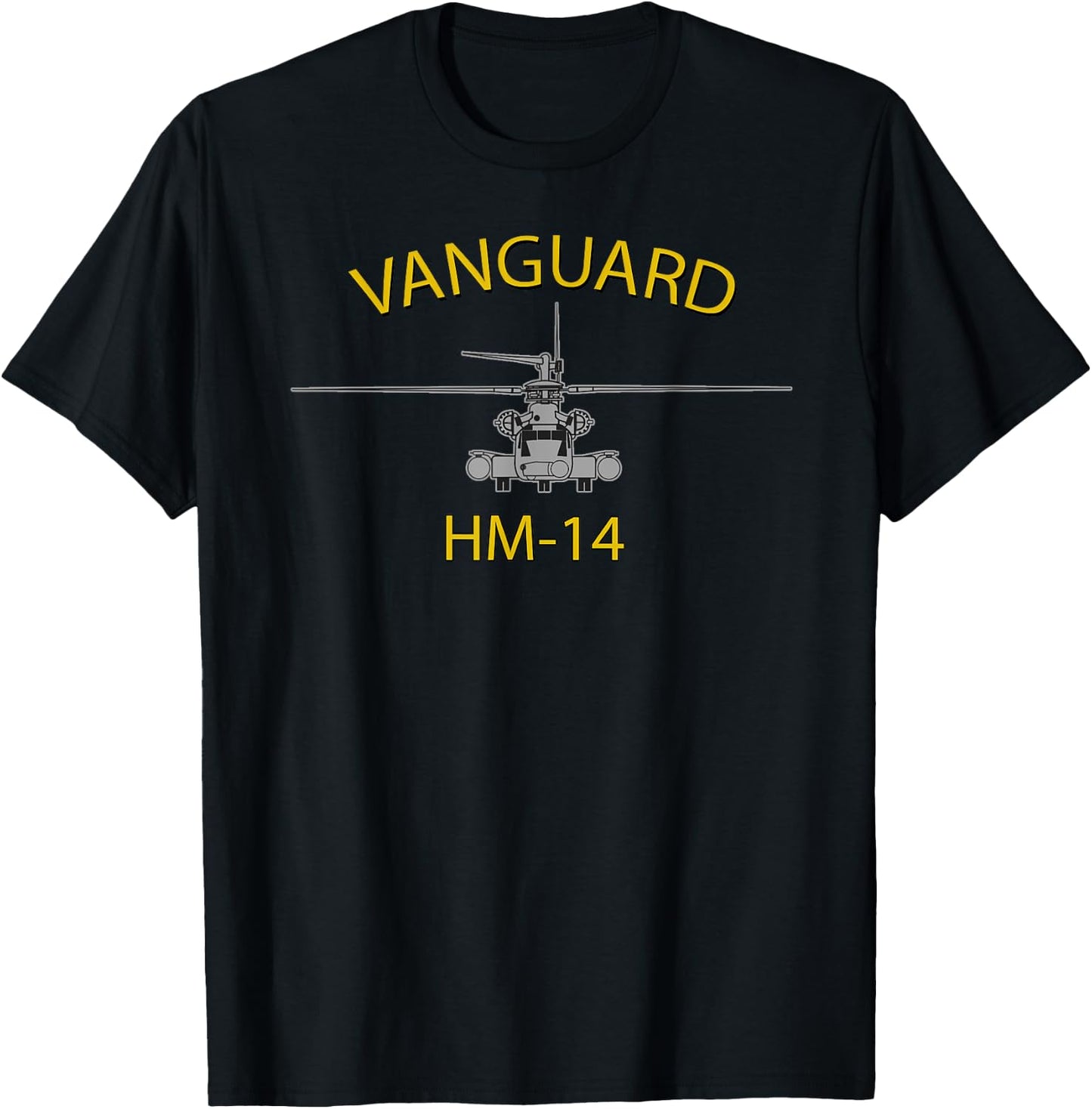HM-14 Vanguard MH-53 Helicopter Squadron T-Shirt - T-Shirt | Black