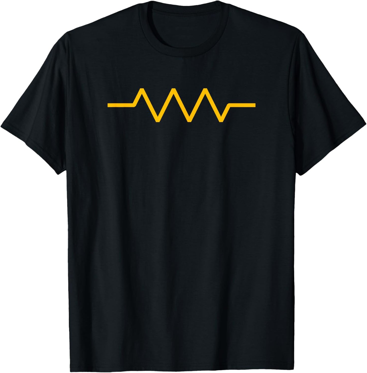 Resistor Symbol Resist Funny Electrical Engineering T-Shirt - T-Shirt | Black