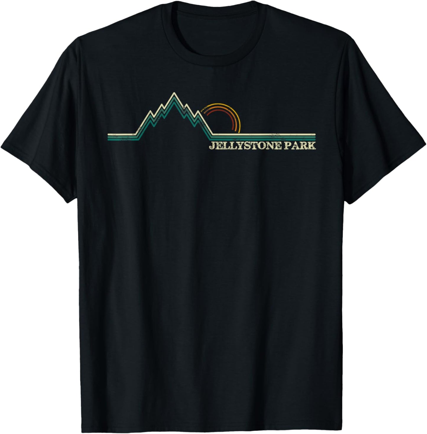 Jellystone National Park Retro Camping , Small, Black T-Shirt - T-Shirt | Black