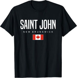 Saint John New Brunswick Canada T-Shirt - T-Shirt | Black