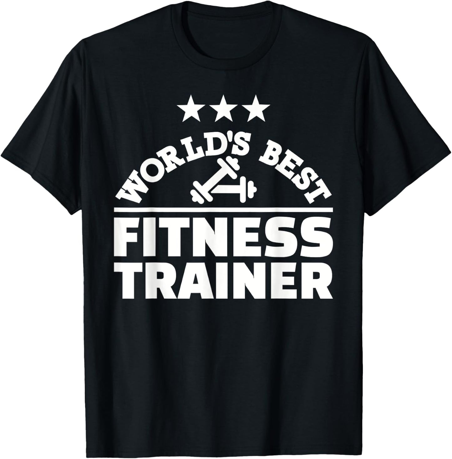 World's best fitness trainer T-Shirt - T-Shirt | Black