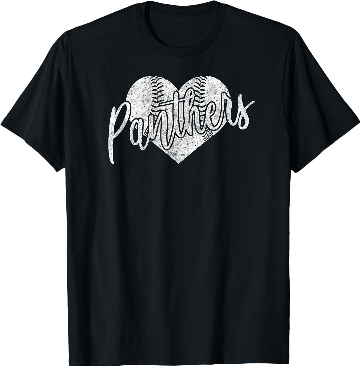 Panthers Baseball Softball High School Team Mascot Mom T-Shirt - T-Shirt | Black