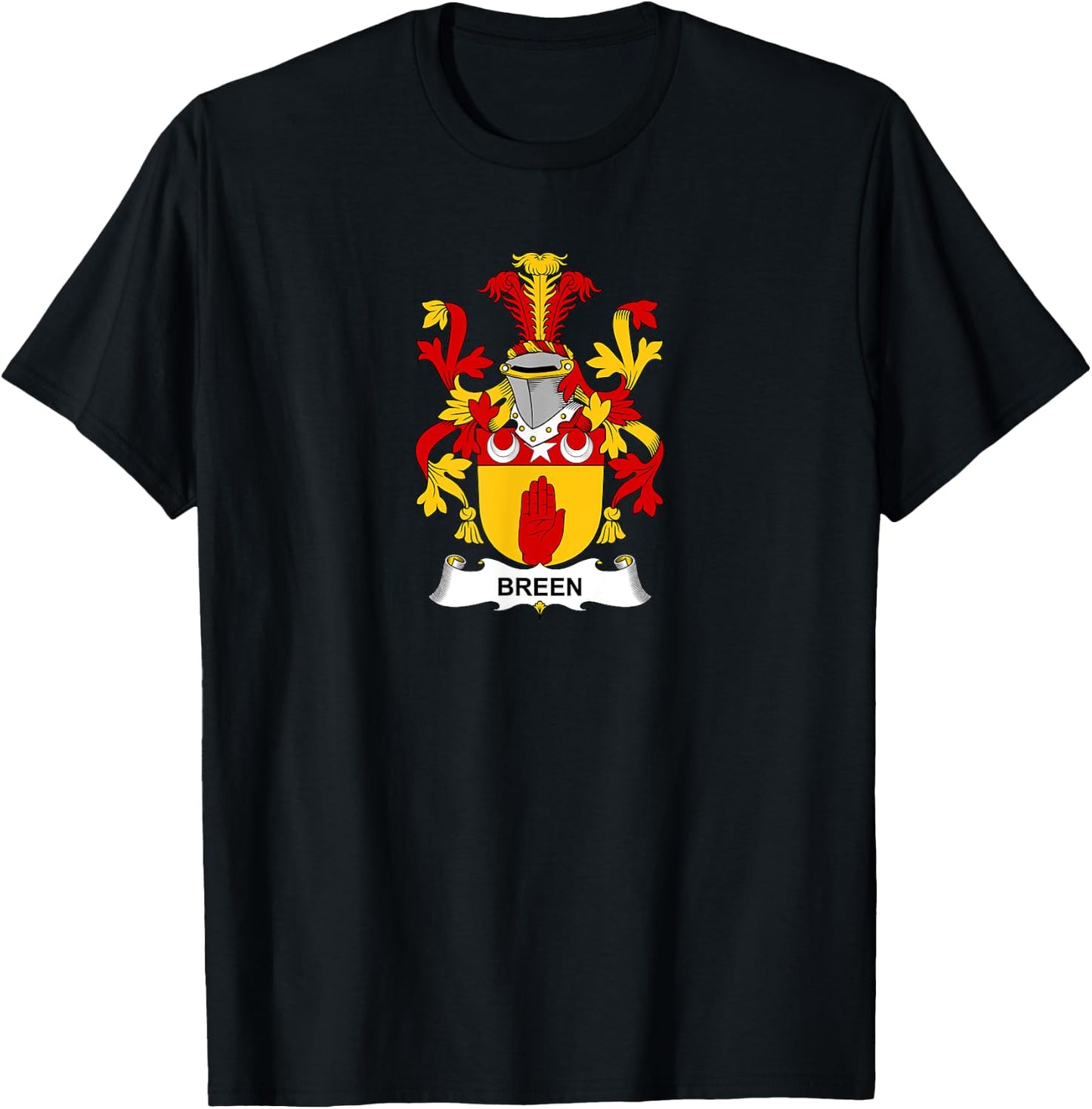 Breen Coat of Arms - Family Crest Shirt T-Shirt - T-Shirt | Black