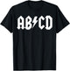 Boys Girls Teachers ABCD Rock Graphic Back to School T-Shirt - T-Shirt | Black
