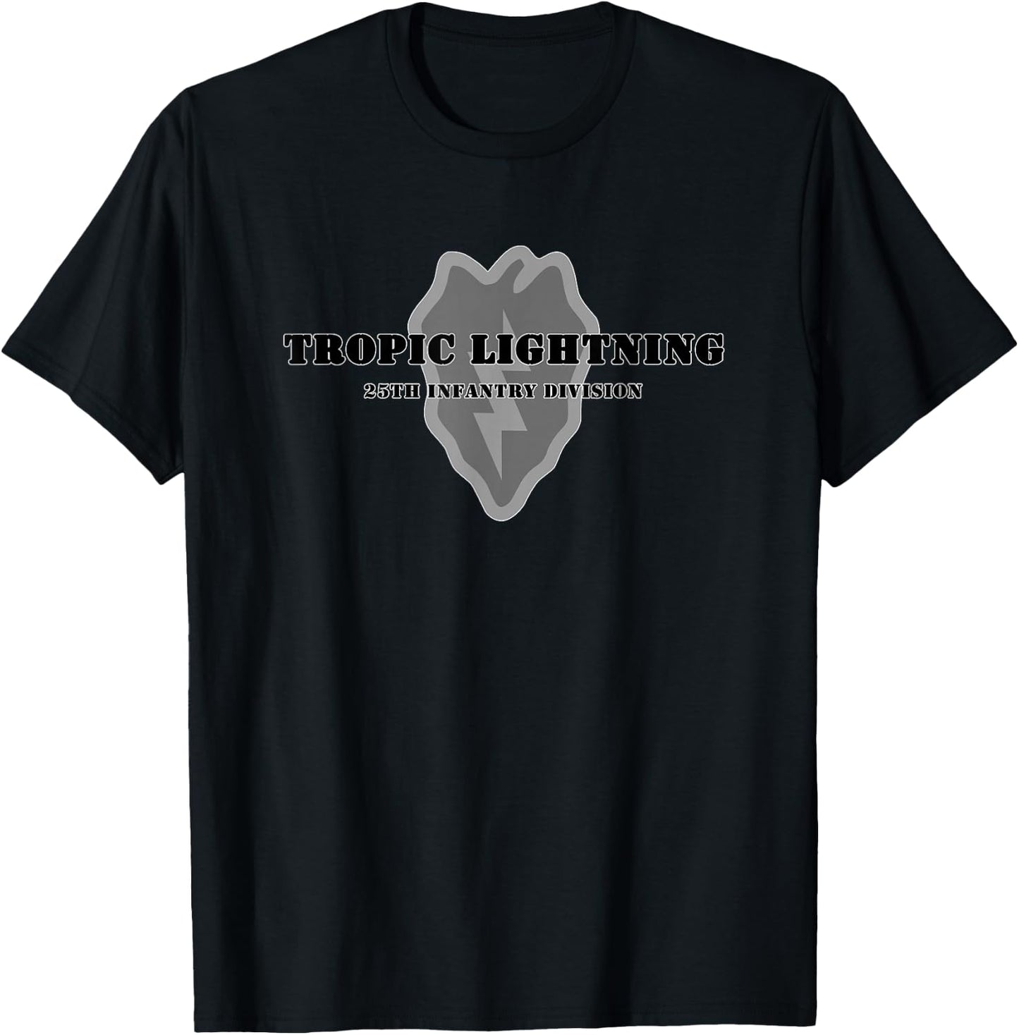25th Infantry Division Emblem with Motto Army Veteran Gift T-Shirt - T-Shirt | Black