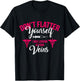 RN LVN CNA Dont Flatter Yourself Funny Nursing Graduate Gift T-Shirt - T-Shirt | Black
