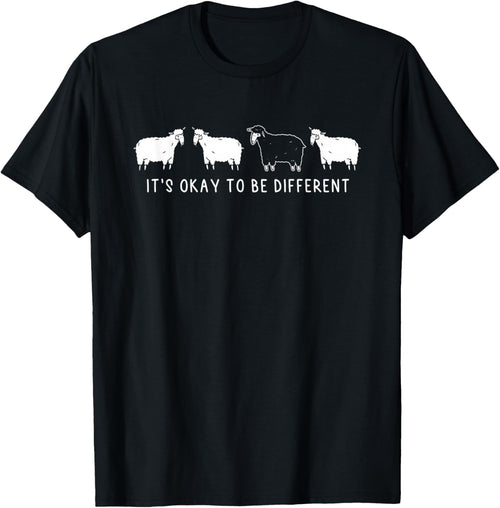 It's Okay To Be Different | Unique Outsider | Black Sheep