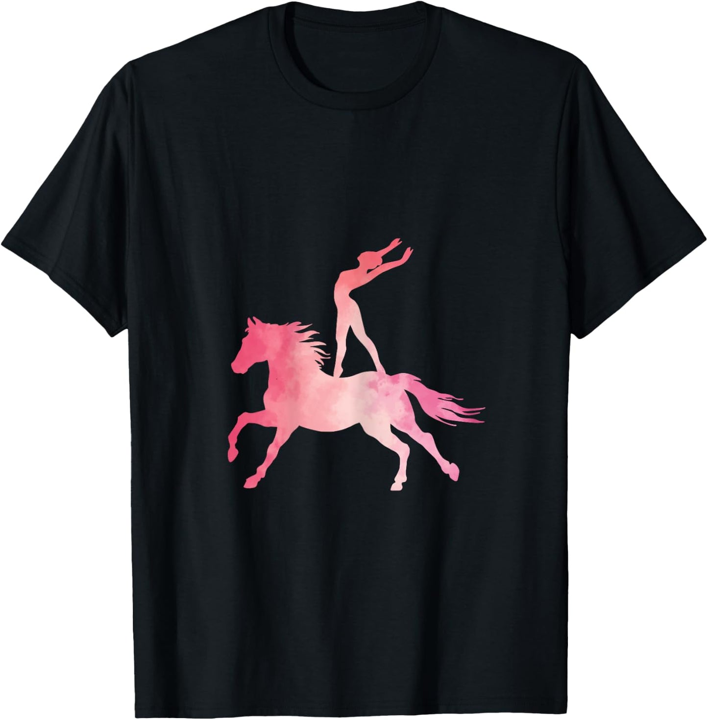 Voltigieren Riding Horse Riding Sports Horses Sayings Girls Gift T-Shirt - T-Shirt | Black