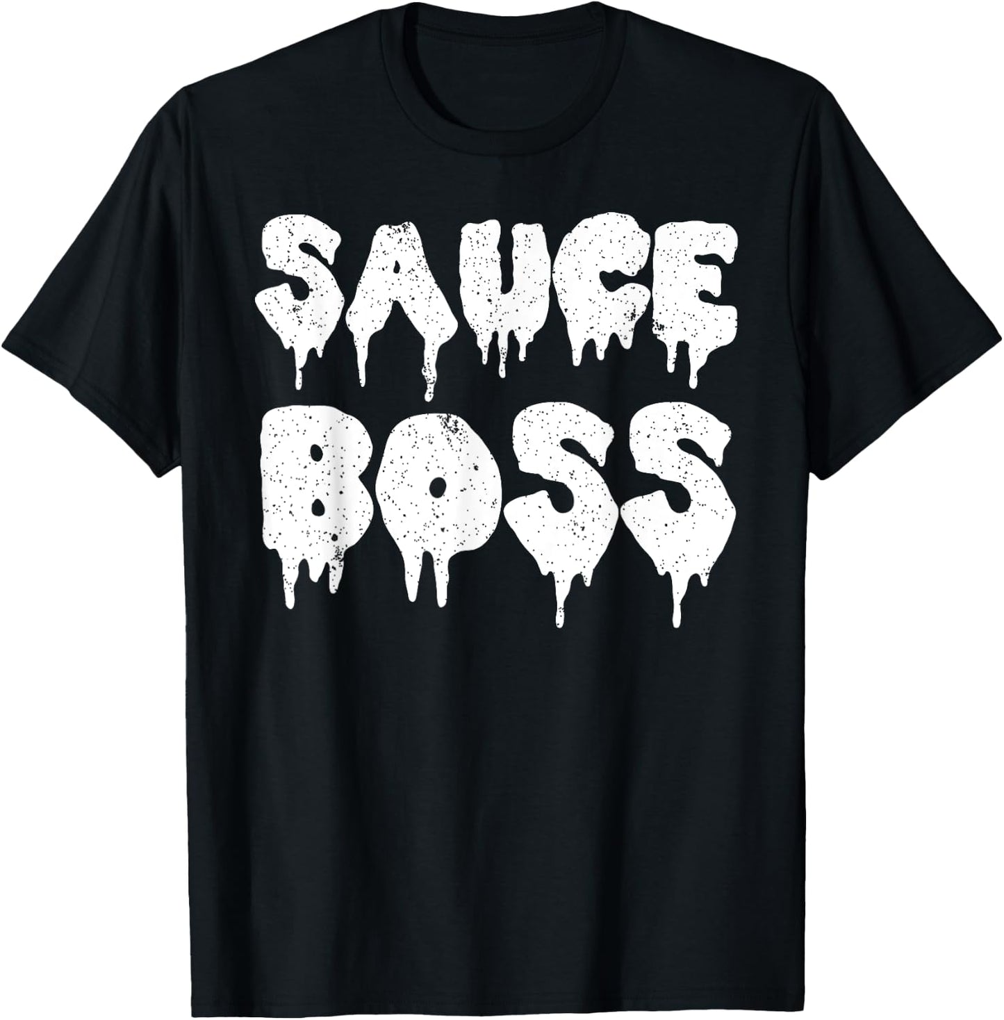Sauce Boss Chef BBQ Cook Food Humorous T-Shirt - T-Shirt | Black