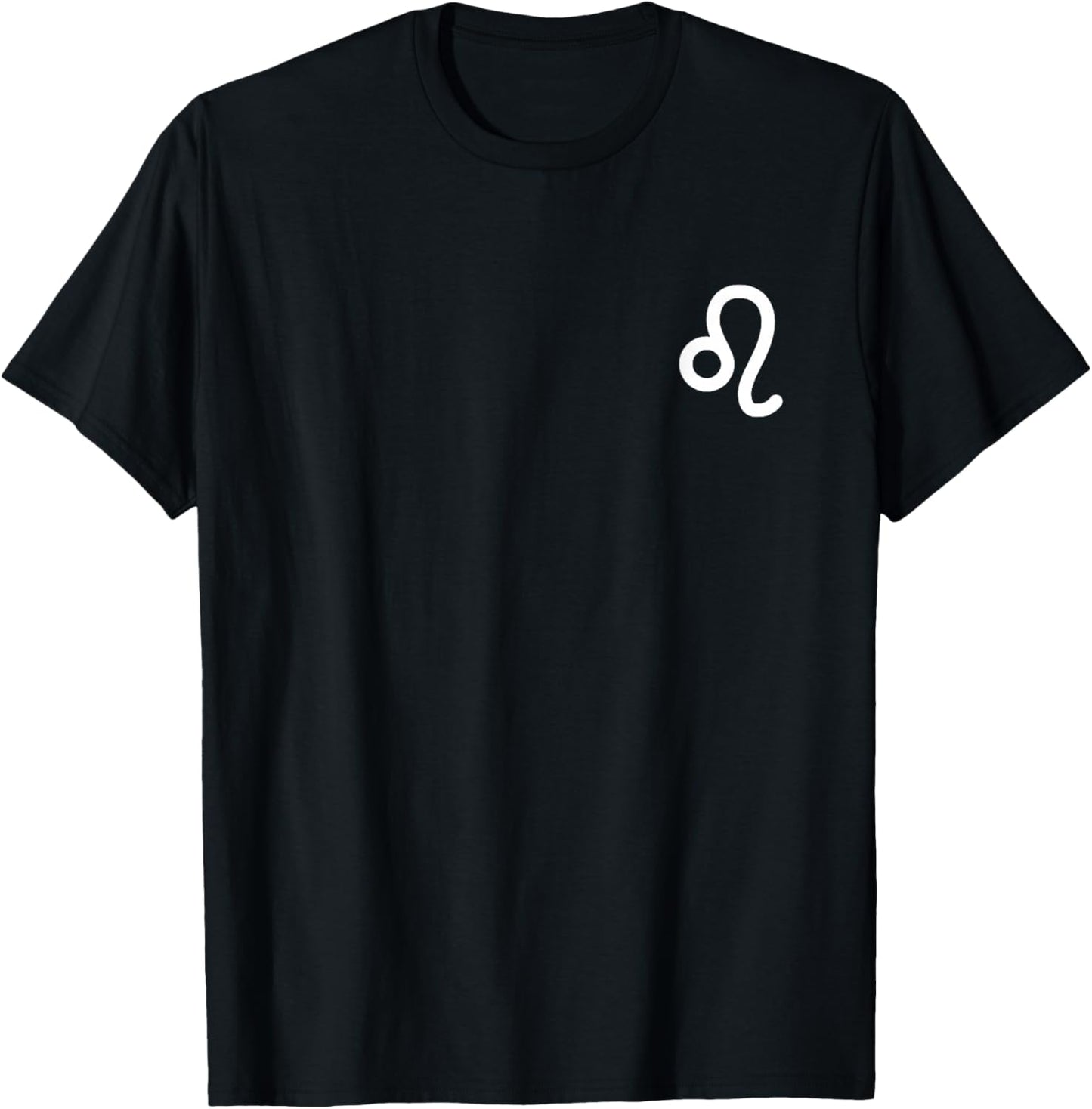 Leo Symbol Zodiac Sign Horoscope T-Shirt - T-Shirt | Black