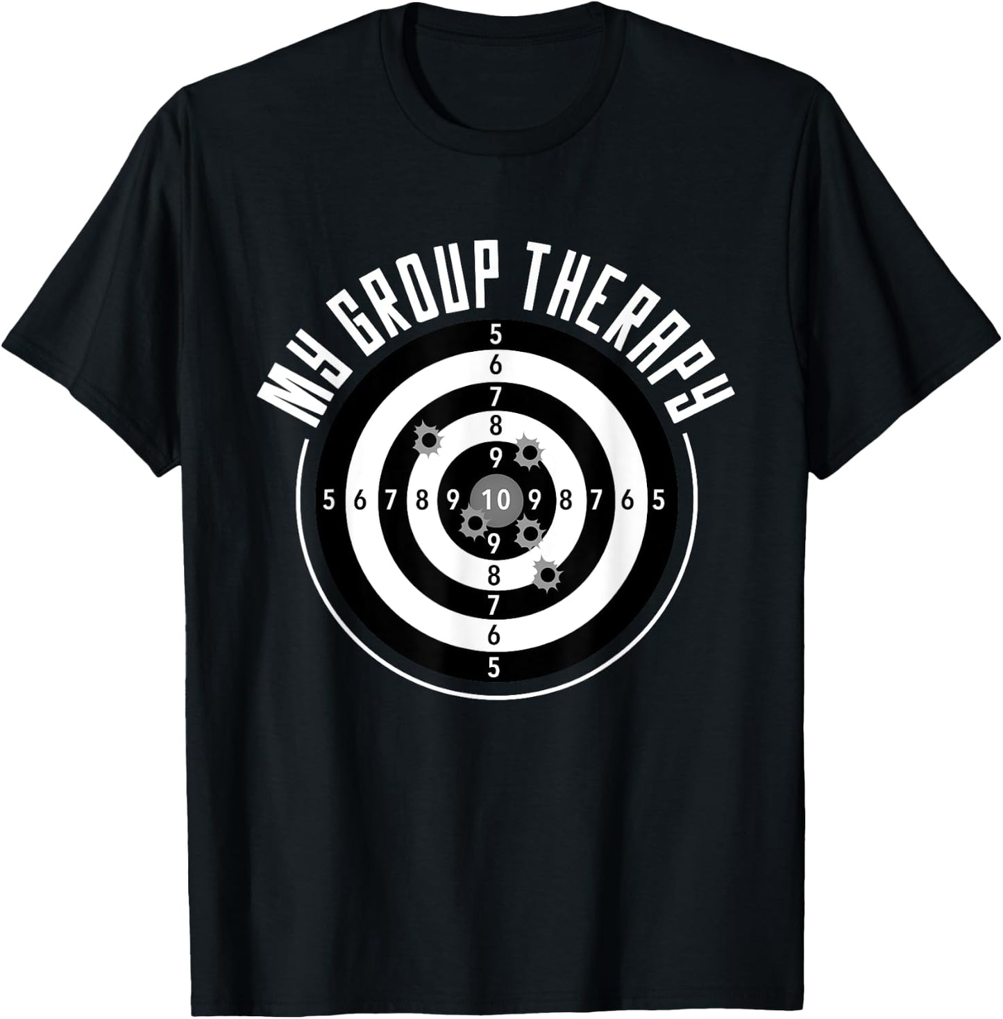 My Group Therapy Funny Gun Shooting Range Gift Women T-Shirt - T-Shirt | Black