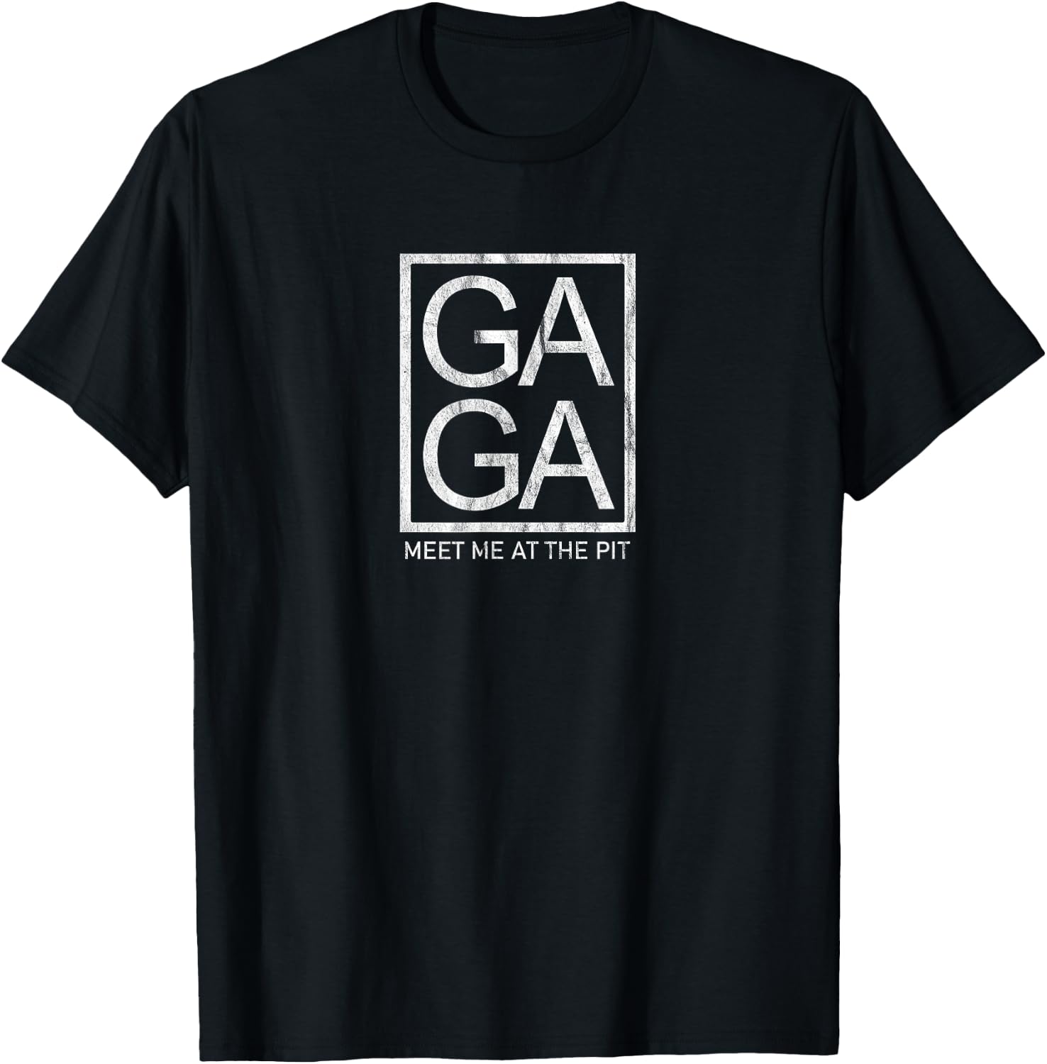 Gaga Ball Game Player Novelty Meet Me At The Pit T-Shirt - T-Shirt | Black