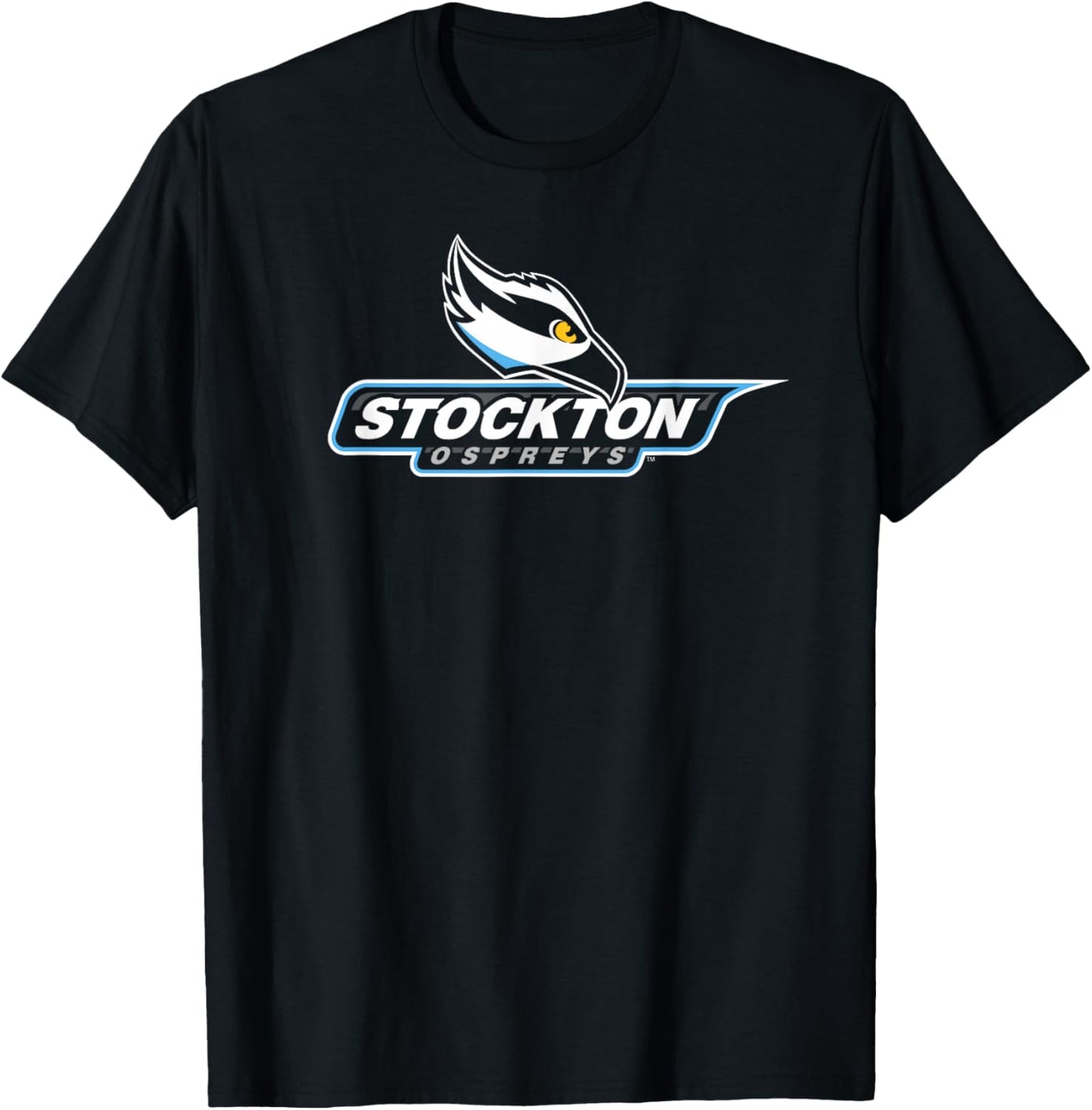 Stockton University Ospreys - Head Logo T-Shirt - T-Shirt | Black
