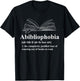 Abibliophobia Fear of Running Out of Books to Read T-Shirt - T-Shirt | Black