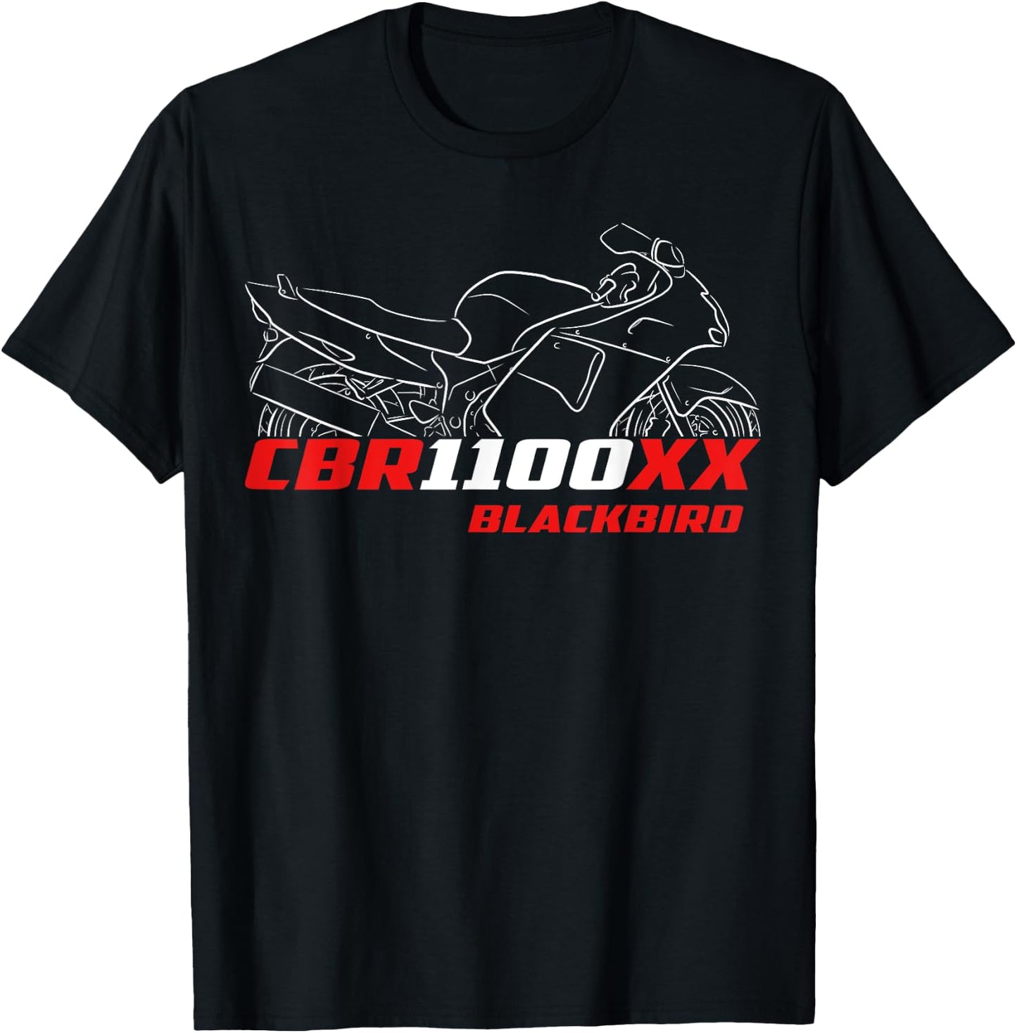 CBR1100XX Blackbird 1996–2007 for Riders, Motorcycle T-Shirt - T-Shirt | Black
