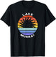 Lake Murray South Carolina SC Retro Sunset Souvenir Vacation T-Shirt - T-Shirt | Black