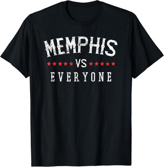 Vintage Memphis VS Everyone - All Sport Best Memphis T-Shirt - T-Shirt | Black