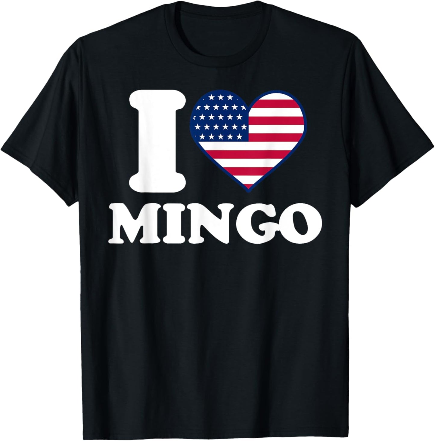I love Mingo I heart Mingo T-Shirt - T-Shirt | Black