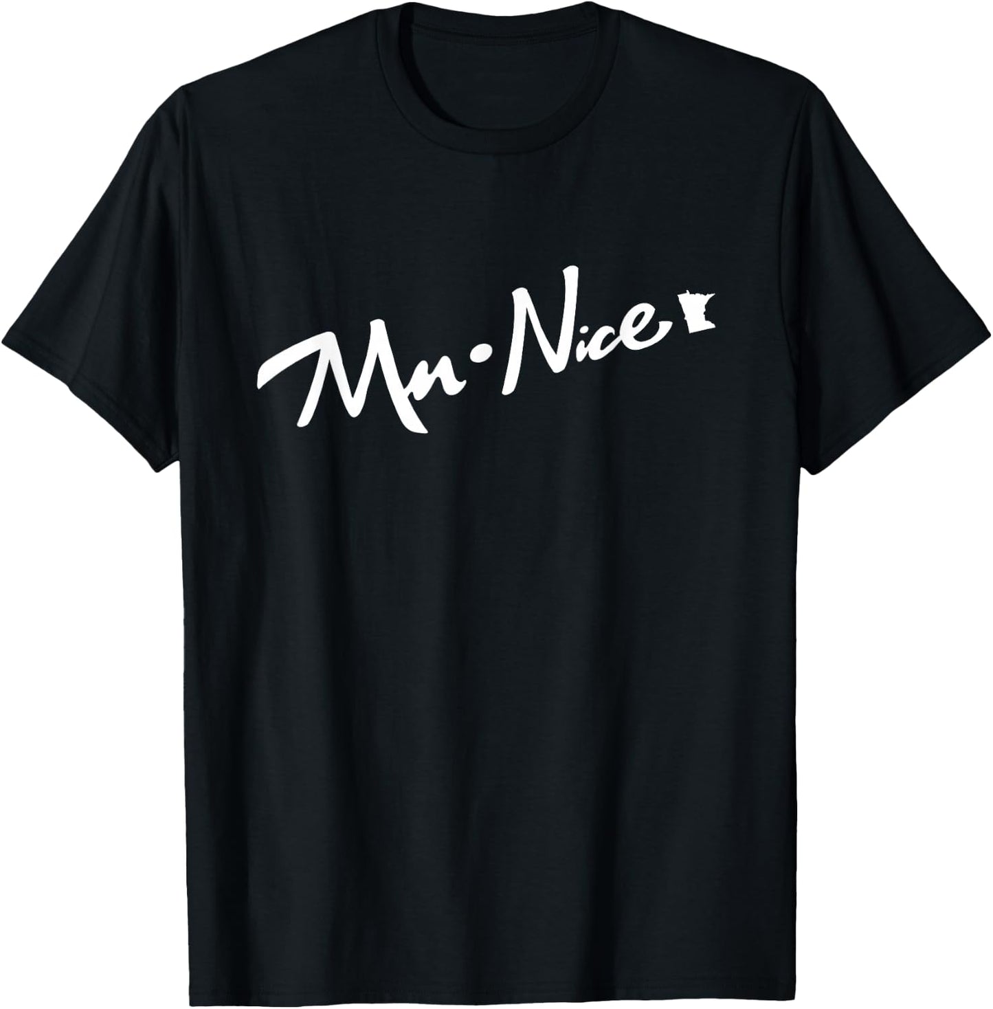 MN Nice Script T-Shirt - T-Shirt | Black