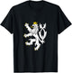 Czech Republic Coat Of Arms Shirt Bohemian Lion Symbol T-Shirt - T-Shirt | Black
