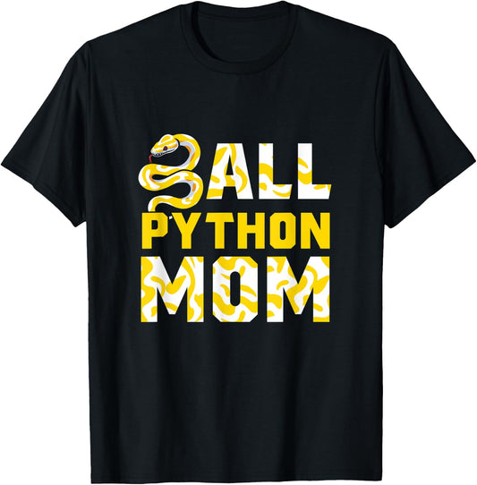 Banana Ball Python Herpetologist Ball Python Mom Herpetology T-Shirt - T-Shirt | Black