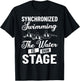 Synchronized Swimming Artistic Swimming Synchronized Swimmer T-Shirt - T-Shirt | Black