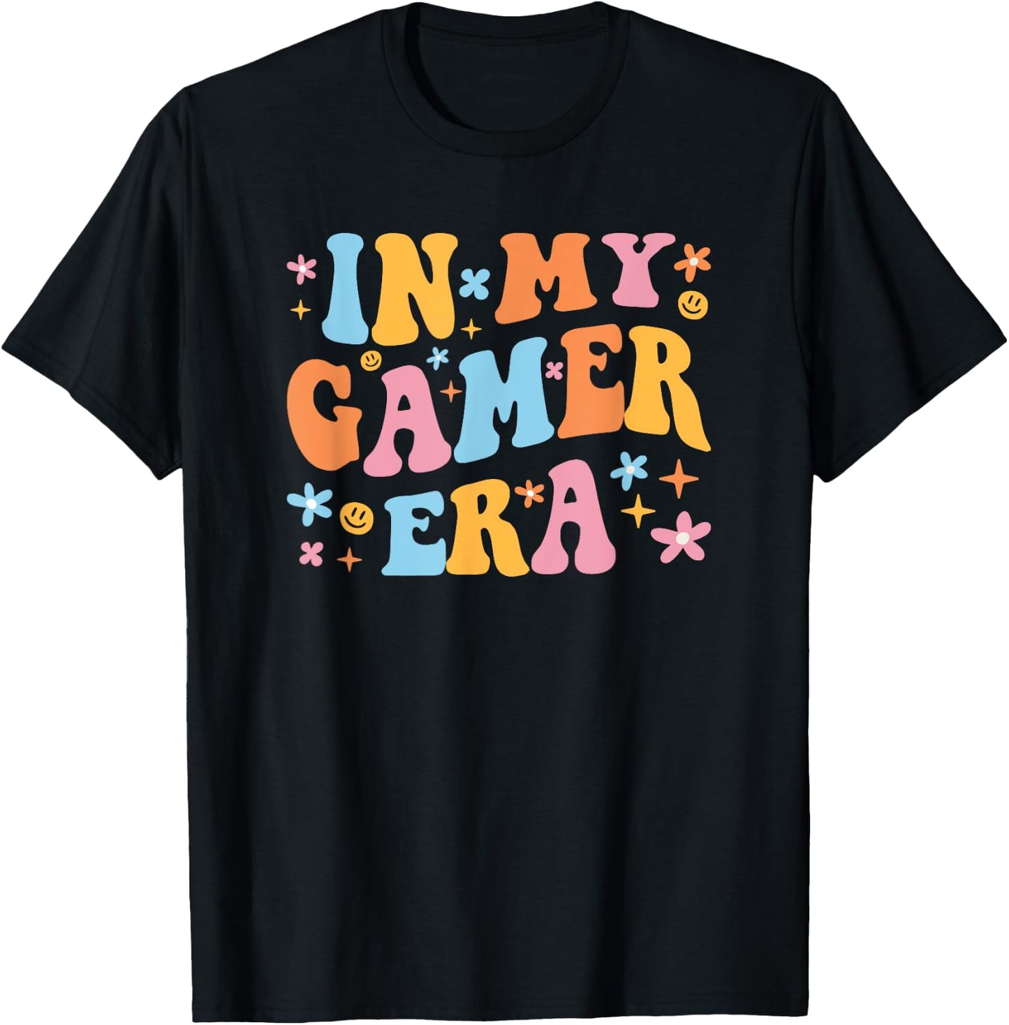 In My Gamer Era Video Games Lover Cute Gamer Girl Women T-Shirt - T-Shirt | Black