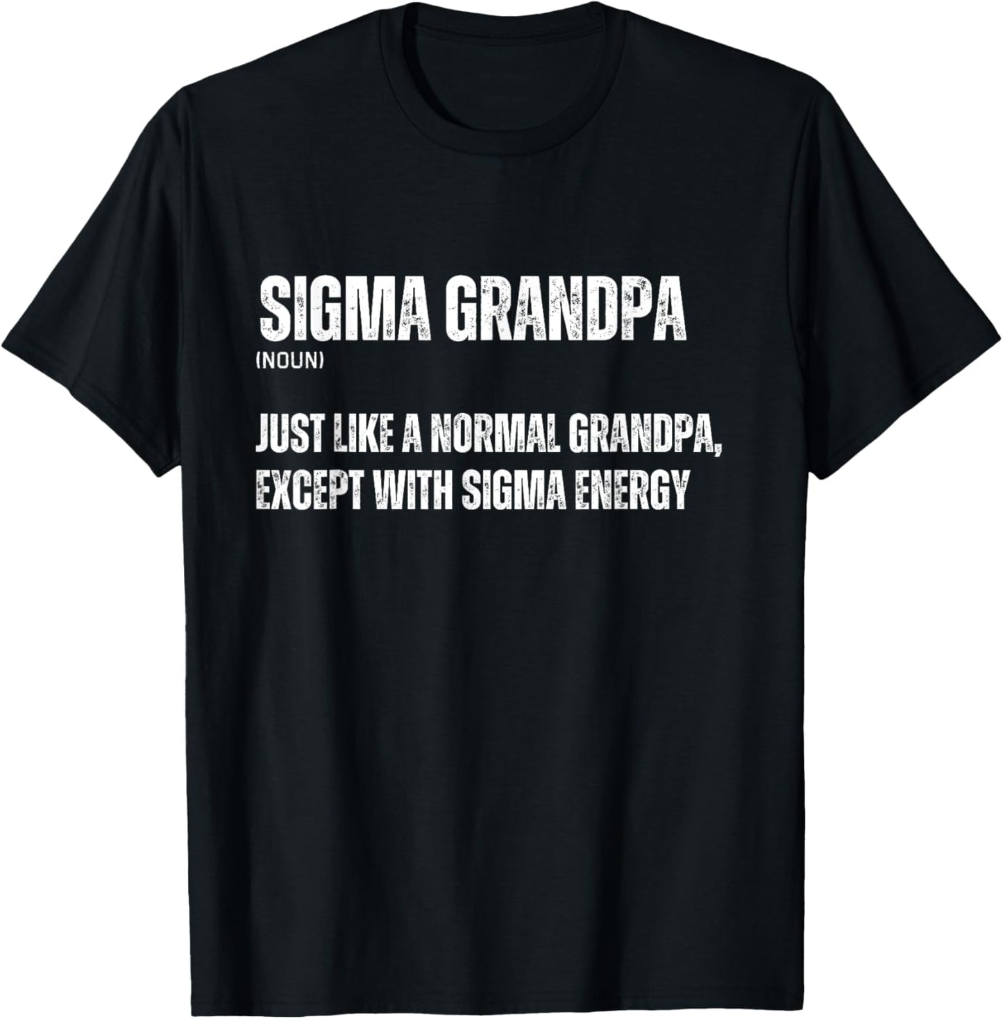 Funny Sigma Grandpa Funny Gen Alpha Sigma Family Meme Pop T-Shirt - T-Shirt | Black