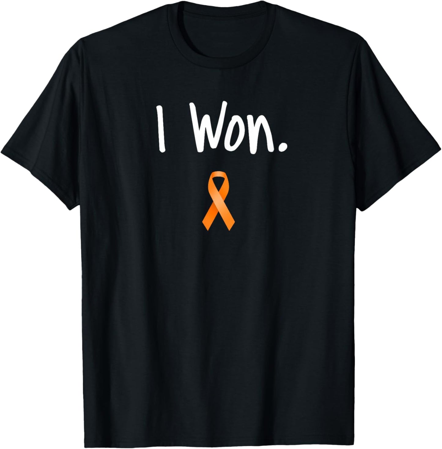 Leukemia Cancer Survivor, I Won Leukemia Cancer Awareness T-Shirt - T-Shirt | Black