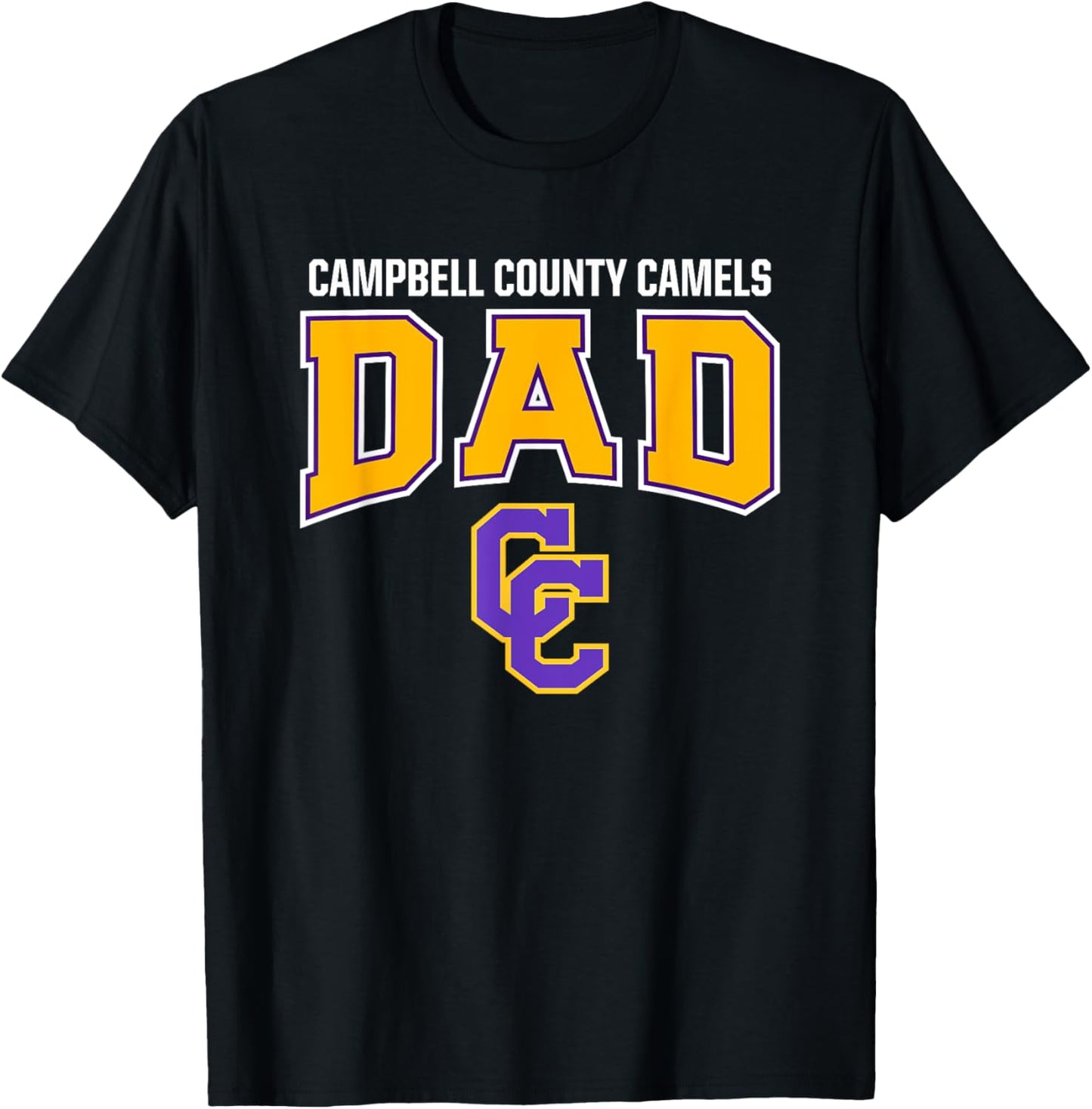 Campbell County Camels Logo Dad HS T-Shirt - T-Shirt | Black