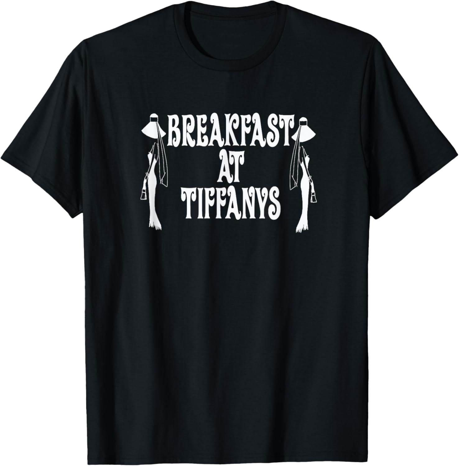 Breakfast At Tiffany’s Romantic Movie Fan T-Shirt - T-Shirt | Black