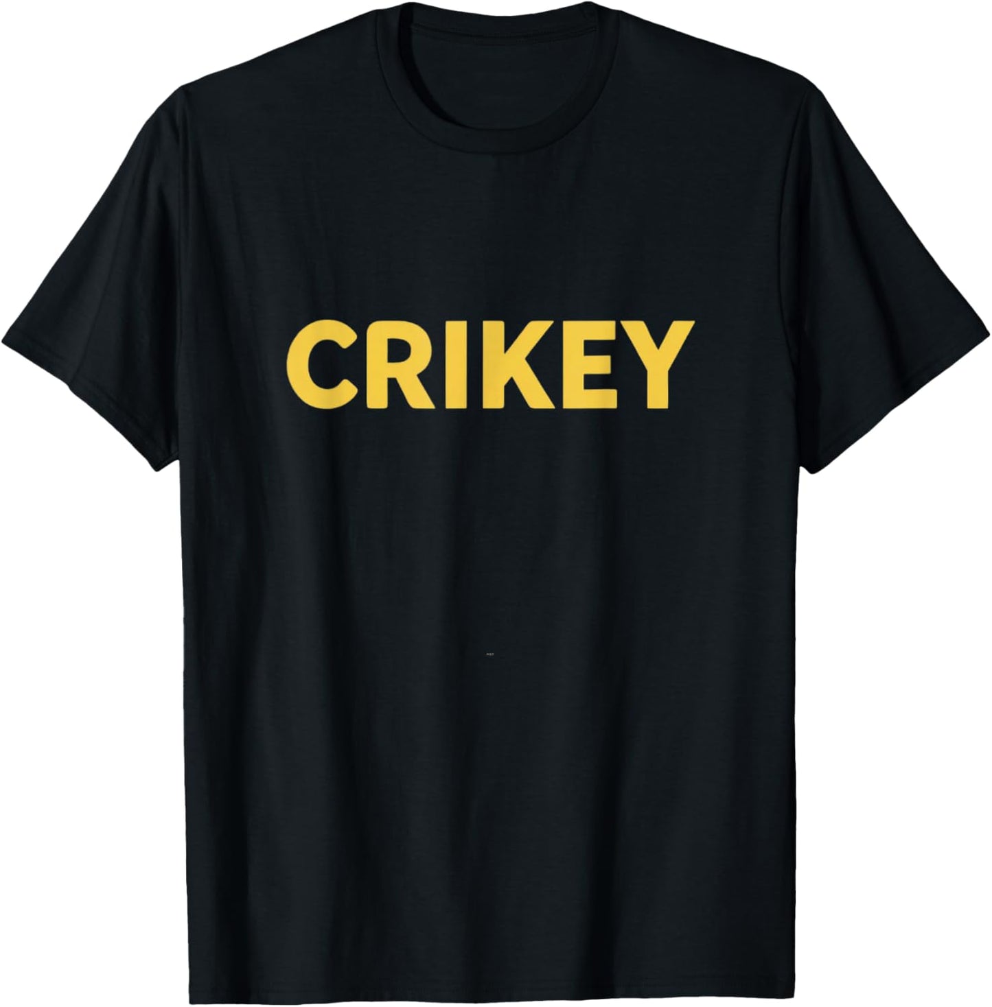 Crikey Aussie Slang Australia Print T-Shirt - T-Shirt | Black