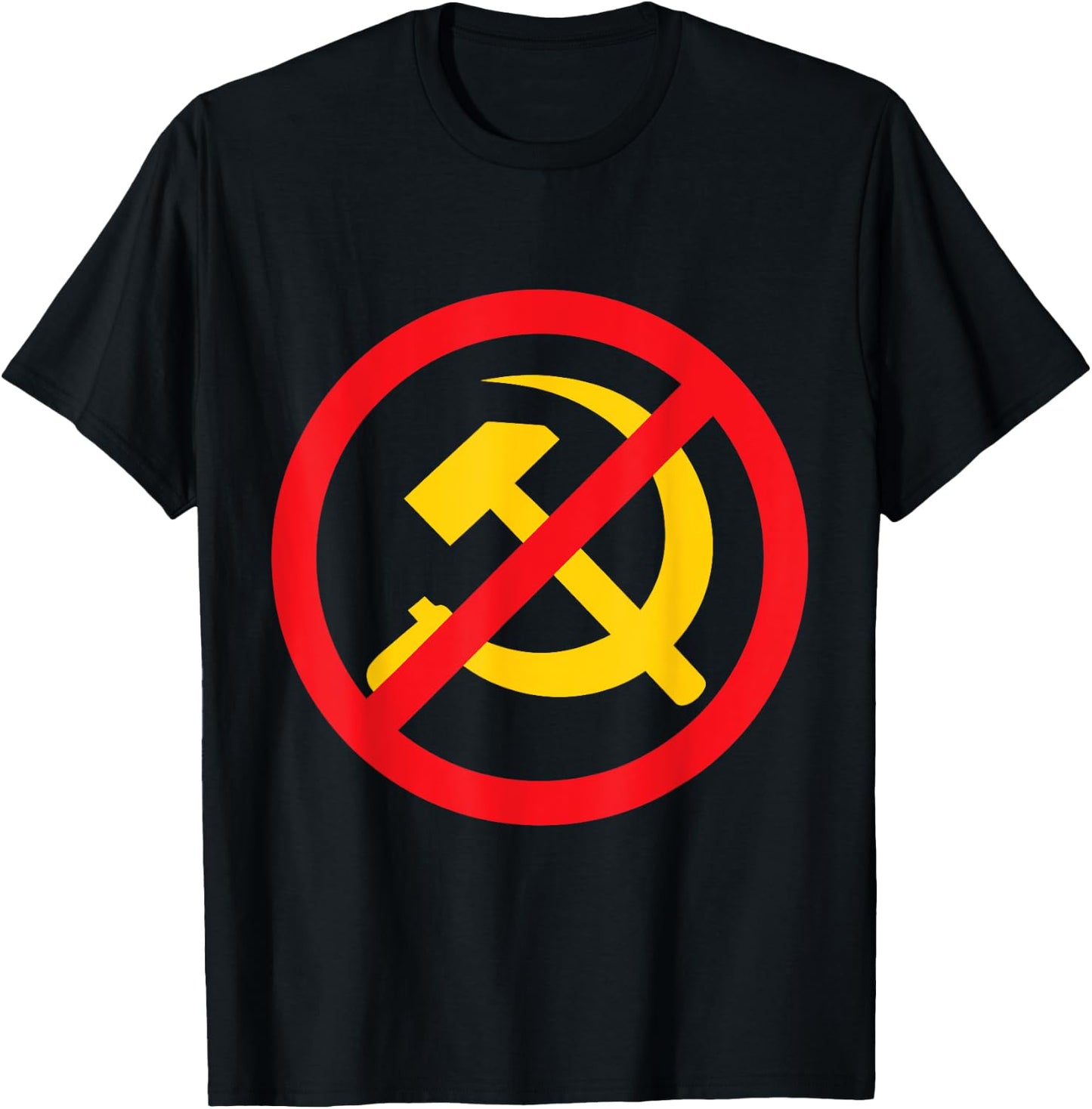 Say No To Communism and Anti Commie T-Shirt - T-Shirt | Black