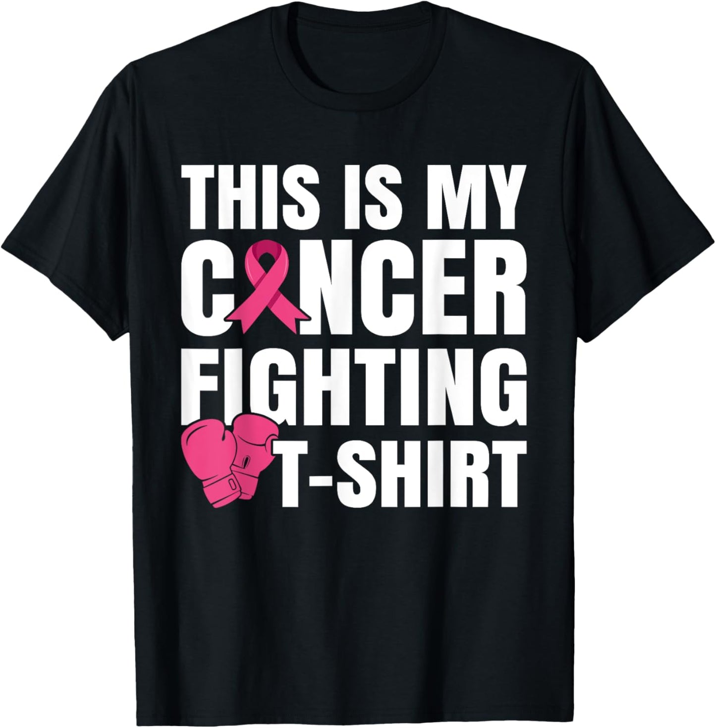 This Is My Cancer Fighting T-Shirt - T-Shirt | Black