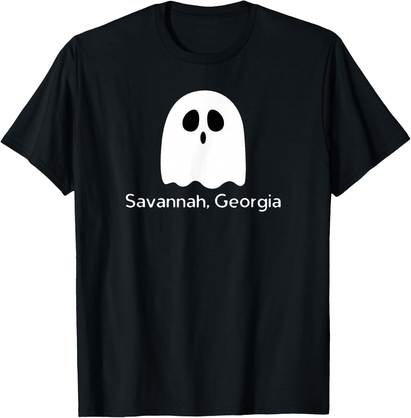 Savannah, Georgia Ghost Hunting Souvenir T-Shirt - T-Shirt | Black