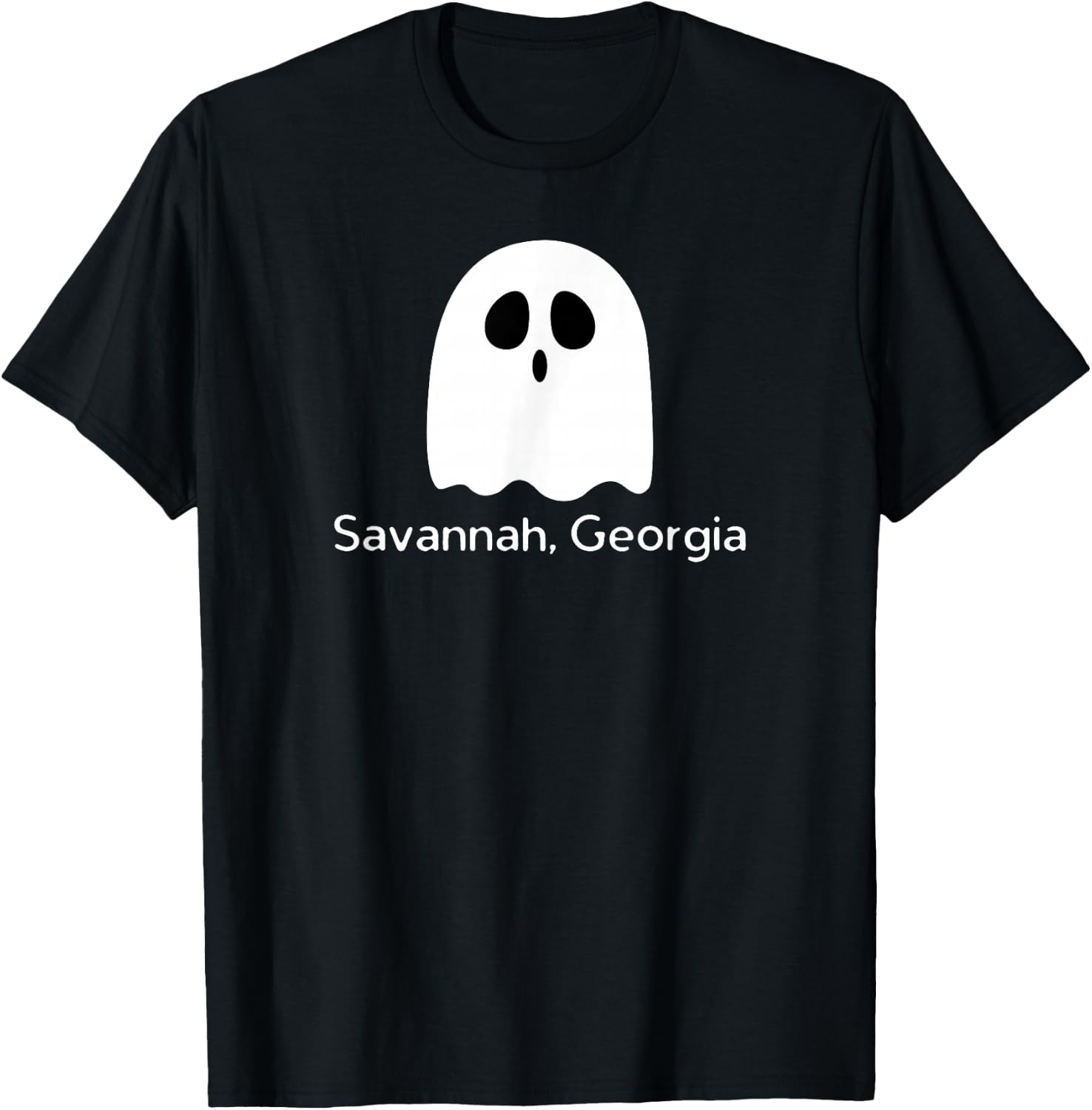 Savannah, Georgia Ghost Hunting Souvenir T-Shirt - T-Shirt | Black