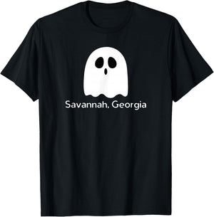 Savannah, Georgia Ghost Hunting Souvenir T-Shirt - T-Shirt | Black