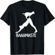 Funny Baamaste Goat Yoga T-Shirt - T-Shirt | Black