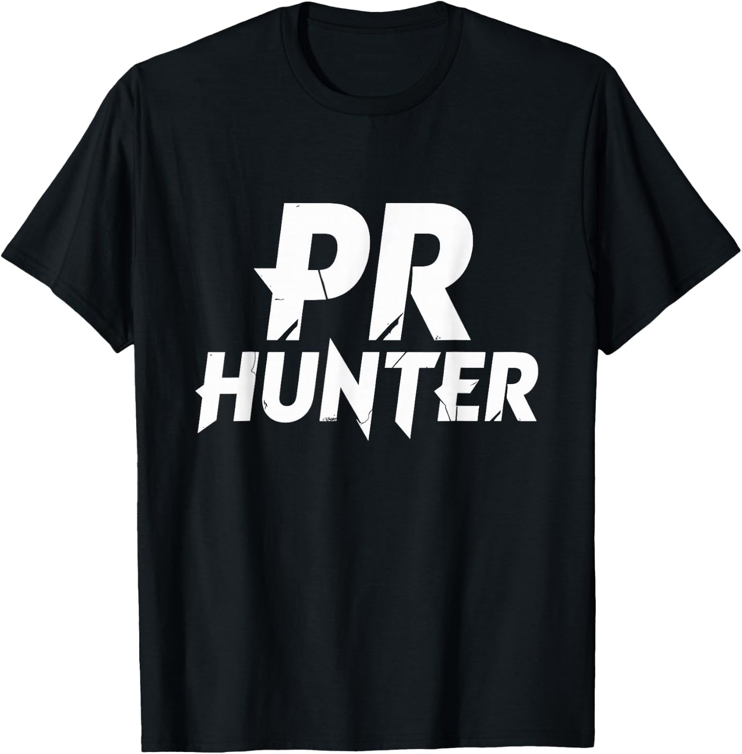 Pr Hunter Funny Powerlifting Powerlifter Gym T-Shirt - T-Shirt | Black