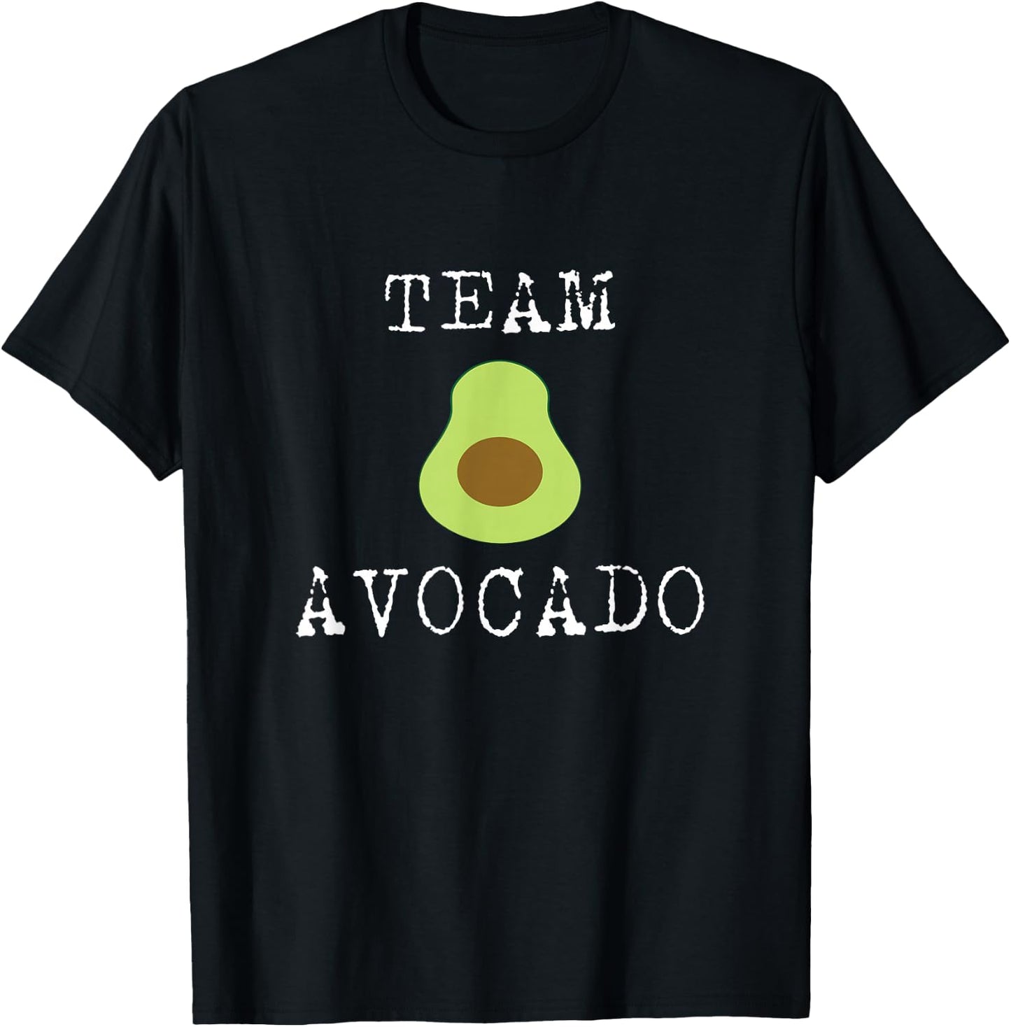 Team Avocado Funny Avocado Shirt Vegan T-Shirt - T-Shirt | Black