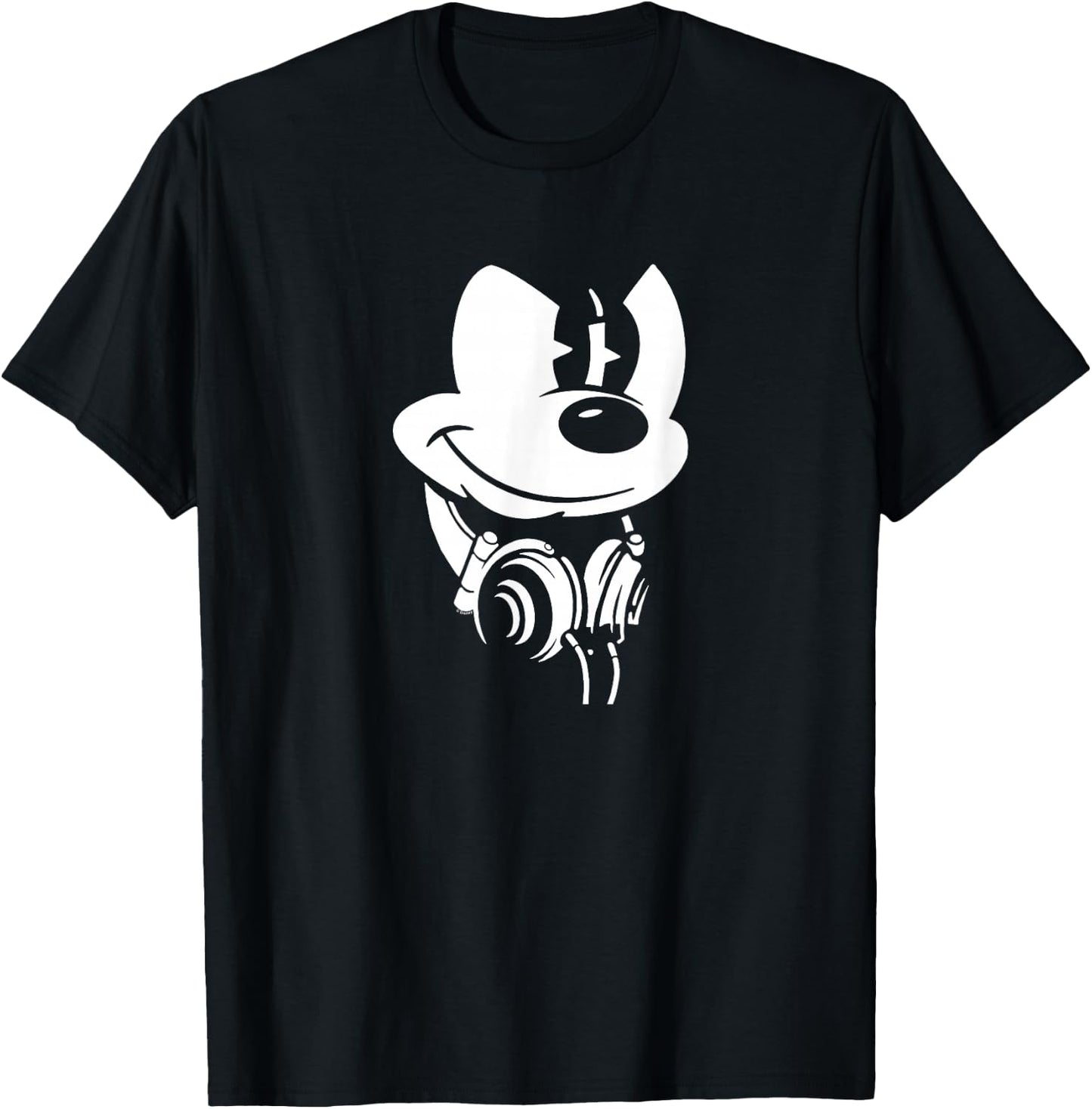 Disney - Mickey Dj Headphones T-Shirt - T-Shirt | Black