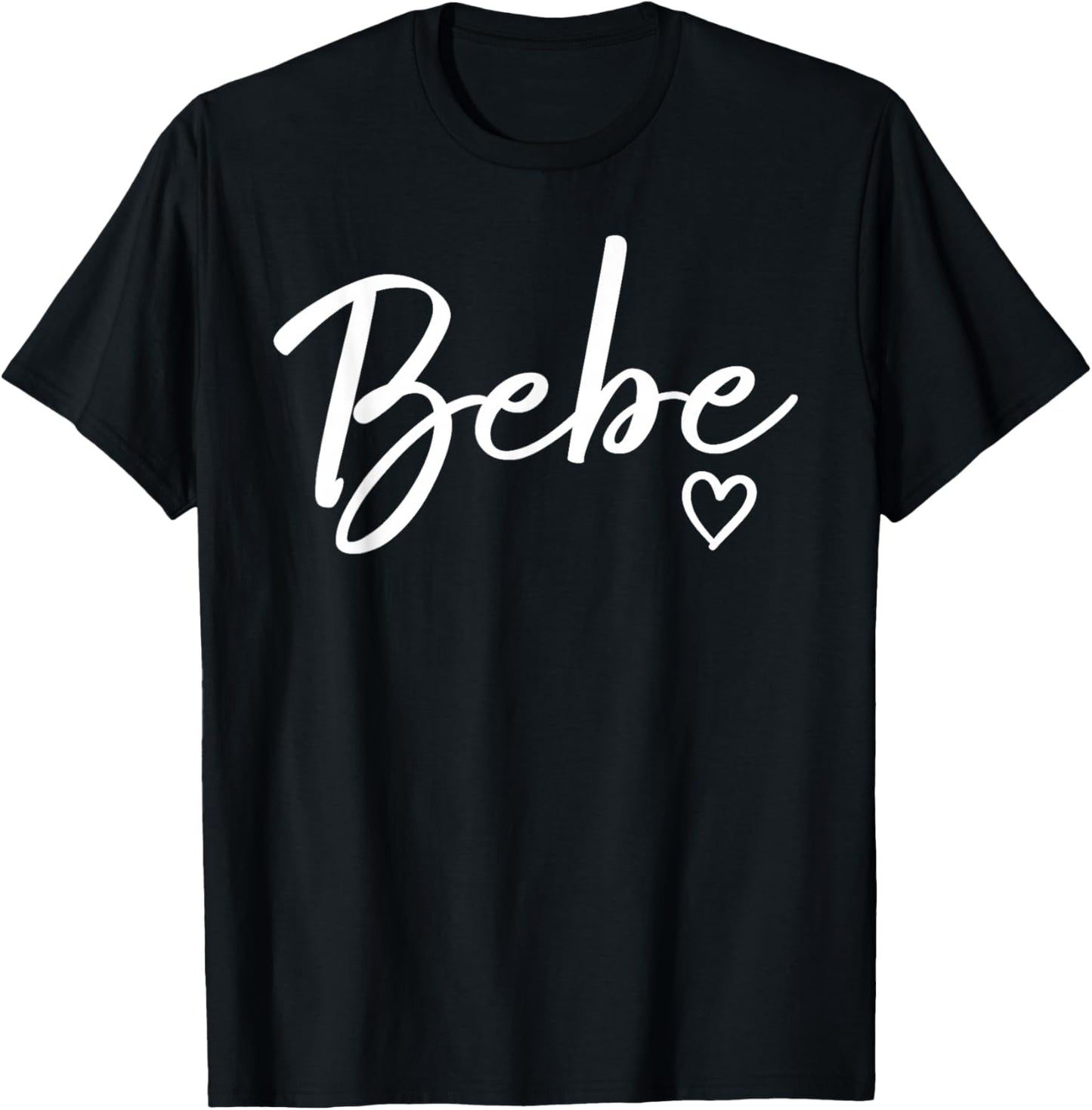 Bebe Gifts Grandma Heart Mother's Day Bebe T-Shirt - T-Shirt | Black