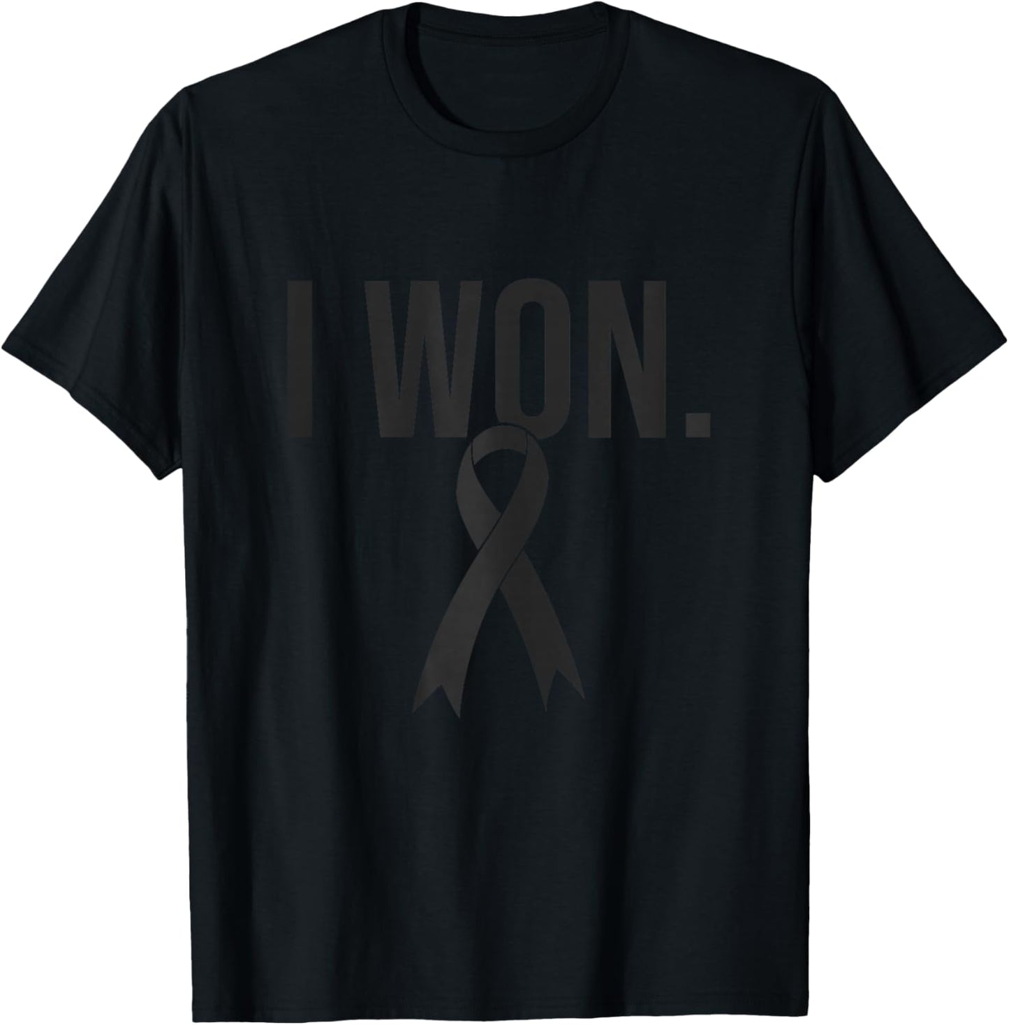 Breast Cancer Awareness Month Pink Ribbon Cancer Survivor T-Shirt - T-Shirt | Black