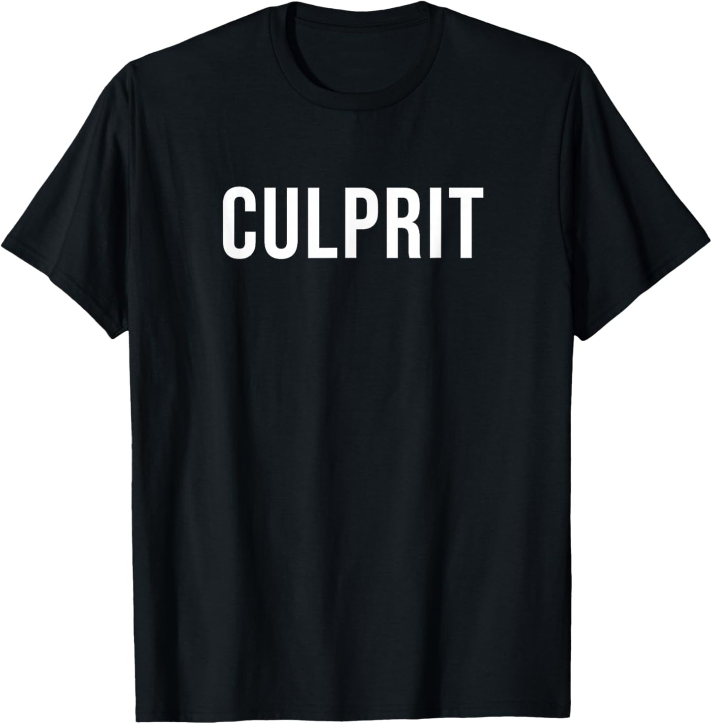 Culprit T-Shirt - T-Shirt | Black