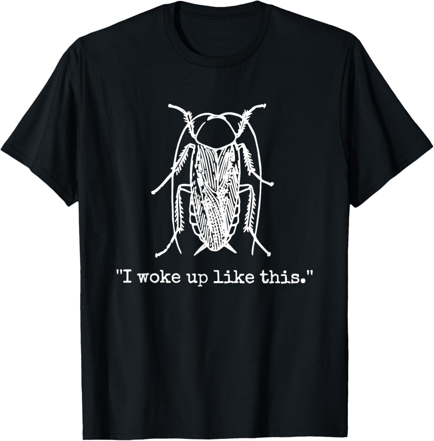 I woke up like this - Kafka T-Shirt - T-Shirt | Black